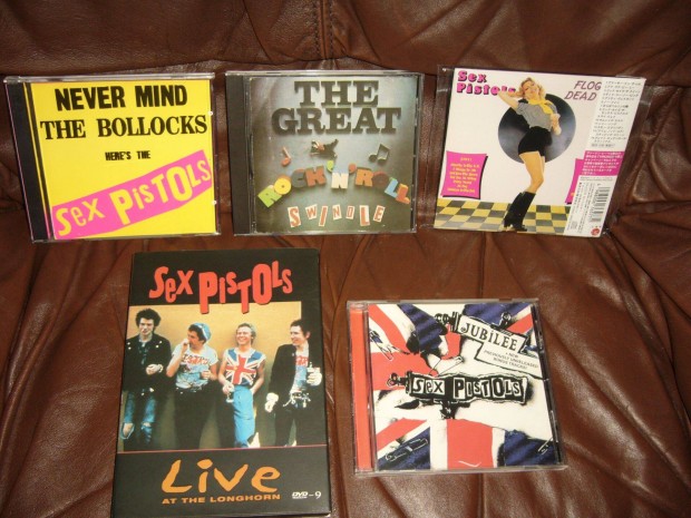 Sex Pistols . eredeti CD s DVD gyjtemny ! j 5 + 2 lemez. j !