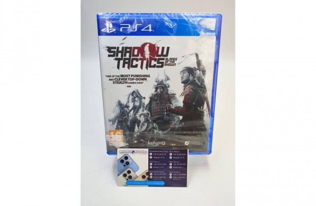 Shadow Tactics PS4 Garancival #konzl1858