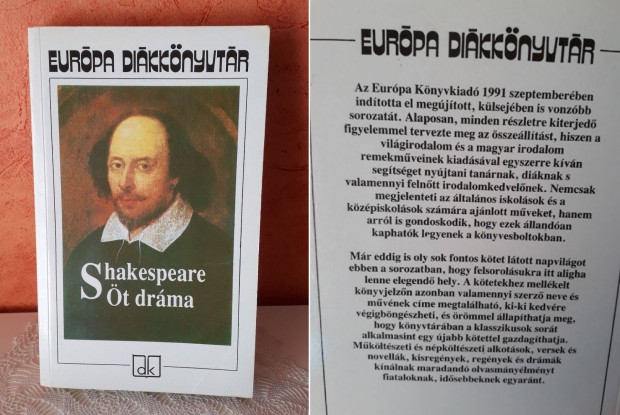 Shakespeare: t drmja, hibtlan llapot knyv