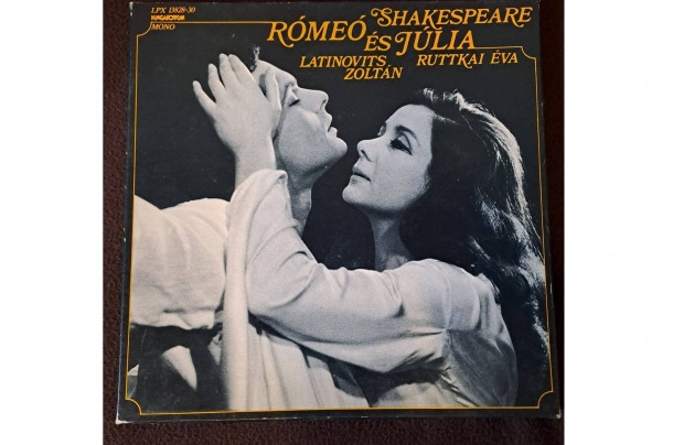 Shakespeare / Latinovits Zoltn / Ruttkai va Rme s Jlia 3Xlp