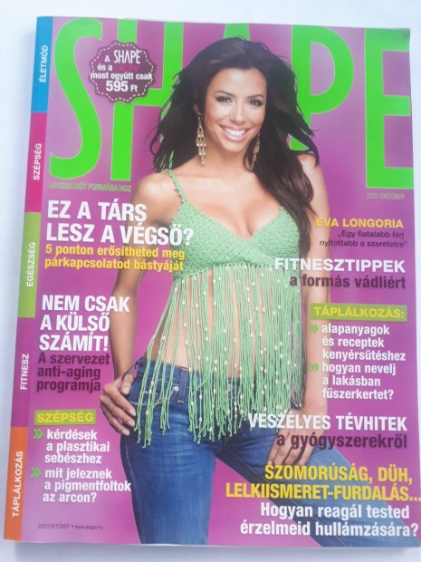 Shape magazin 2007. oktber (Eva Longoria)