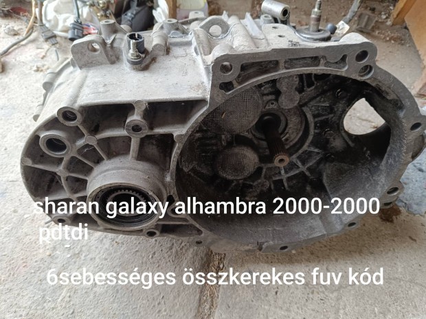 Sharan Galaxy Alhambra 2000-2008 diesel felujitott sebessgvlt