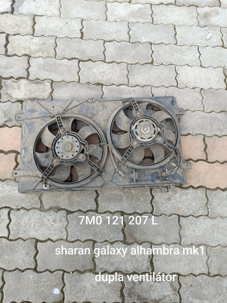 Sharan galaxy alhambra 1996-2000 dupla ventiltor 8eft