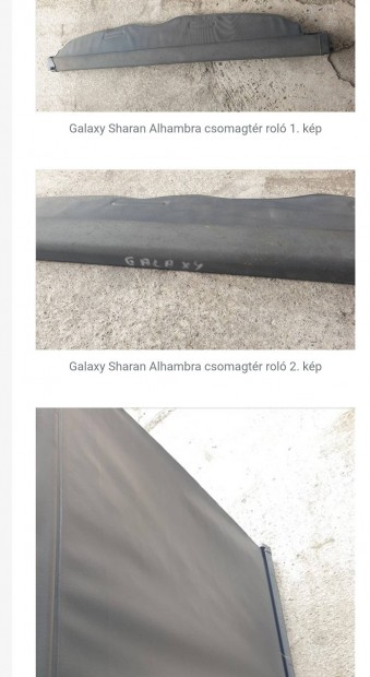 Sharan galaxy alhambra kalaptartó roló