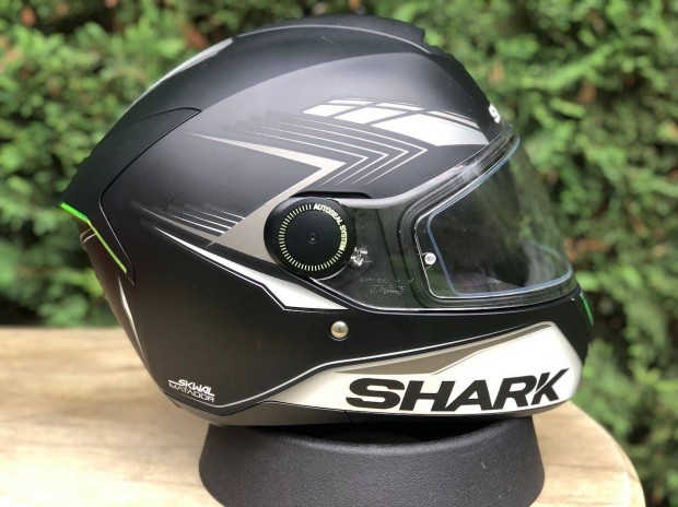 Shark Skwal Ledes buksisak XS-es matt fekete-fehr. Nem HJC, Nolan