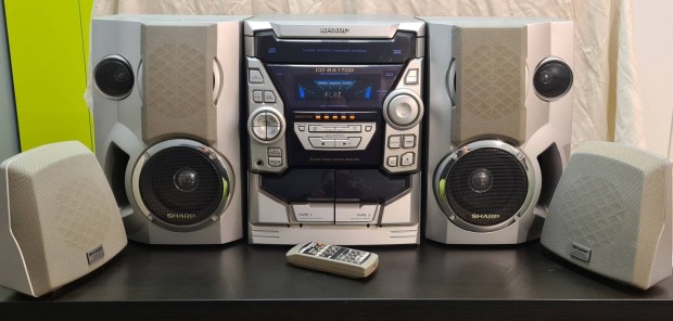 Sharp CD-BA1700 Mini HiFi rendszer - komplett, j� �llapotban