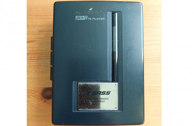 Sharp JC-108(GY) STEREO Cassette Player Sztere Walkman Kazetts MAGN