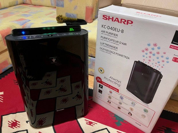 Sharp KC-D40EU-B lgtisztt