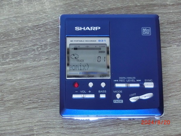 Sharp MD-MT 831H hordozhat MD lejtsz s felvev