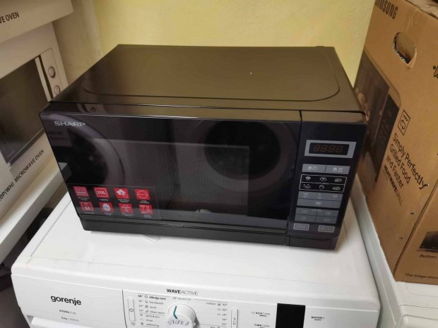 Sharp R242Bkw Mikrohullámú sütő 2 év garanciával eladó
