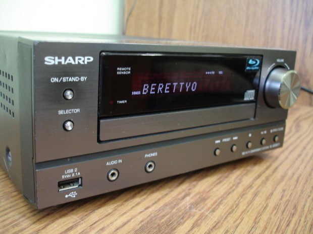 Sharp XL-BD601 Hifi sztere RDS rdi erst Blu-ray receiver 52W Ki