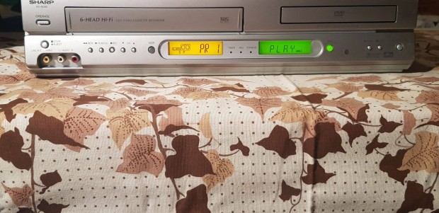 Sharp dvd lejátszó videó kombó 6 fejes VHS Panasonic LG