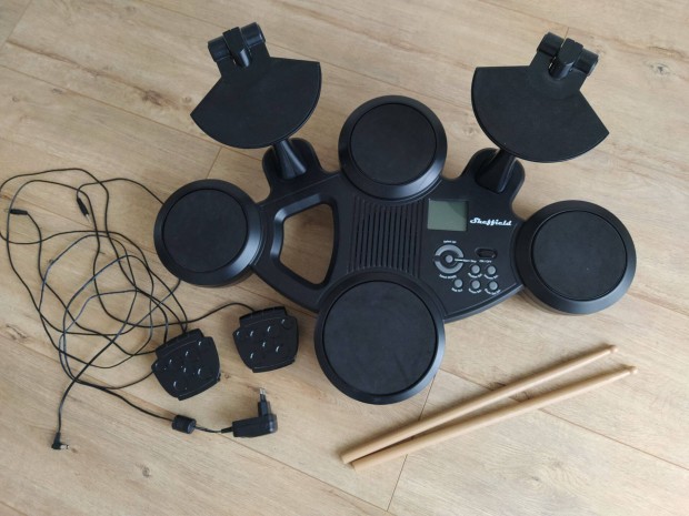 Sheffield E-Drum-Set elektromos asztali dob szett dob kszlet midi