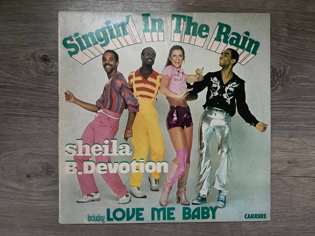 Sheila B. Devotion: Singin' In The Rain - Love Me Baby bakelit, vinyl