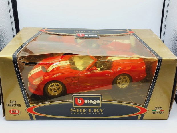 Shelby Series 1 Bburago 1:18 1/18 dobozos modellaut