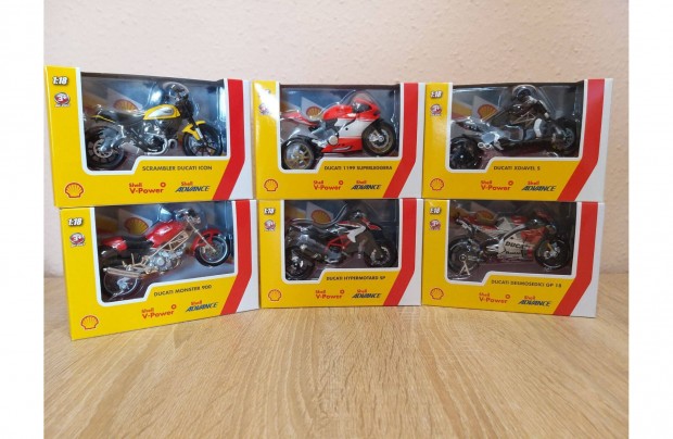 Shell Ducati kismotorok teljes szett