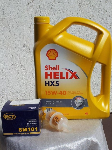 Shell Helix HX5 15W-40 4L motorolaj + j, Samara alkatrszek