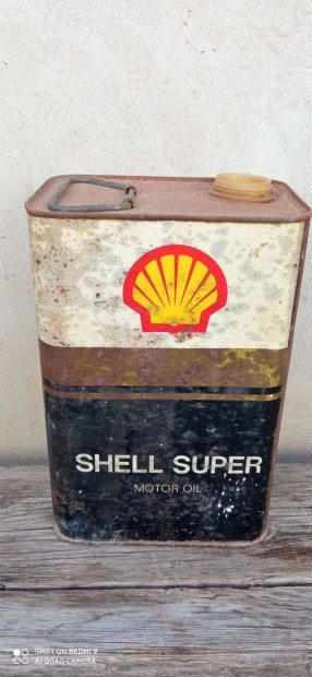 Shell retro olajos kanna