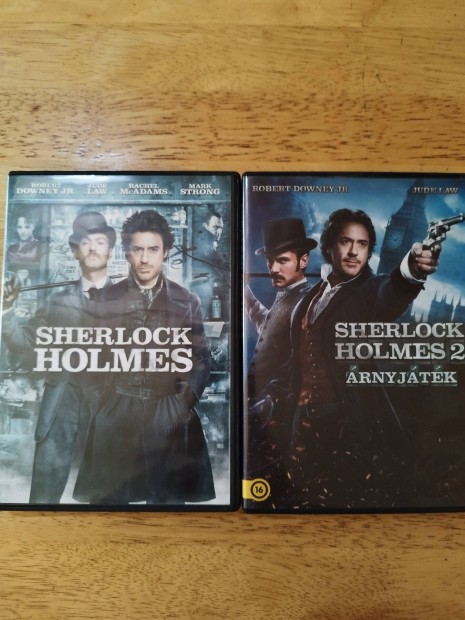 Sherlock Holmes 1-2 dvd Robert Downey Jr - Jude Law 