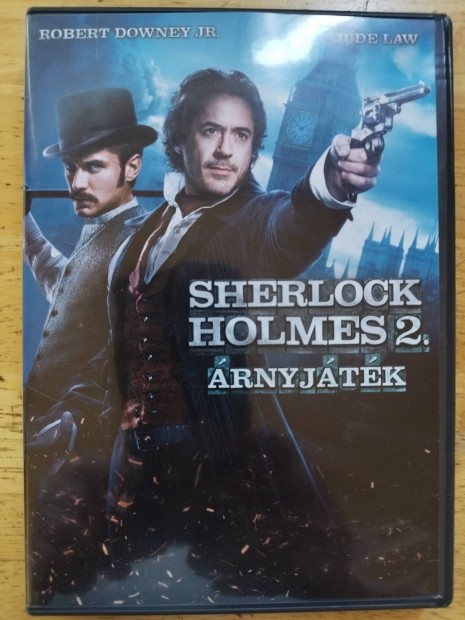 Sherlock Holmes 2 jszer dvd Robert Downey Jr 