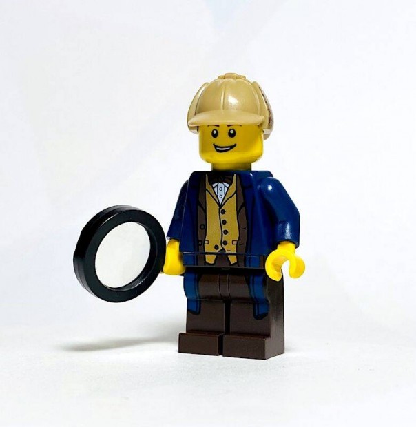 Sherlock Holmes Eredeti LEGO egyedi minifigura - Detektv - j