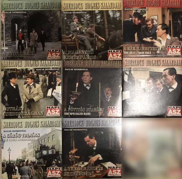 Sherlock Holmes kalandjai gyjtemny 8db (karcmentes) DVD