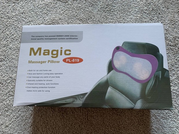 Shiatsu Magic 8 fejes elektromos masszzsprna