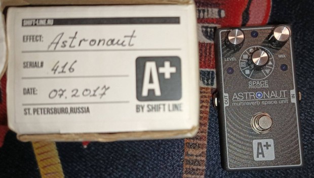 Shift Line A+Astronaut Multiverb Spaceunit v1 reverb gitár pedál eladó
