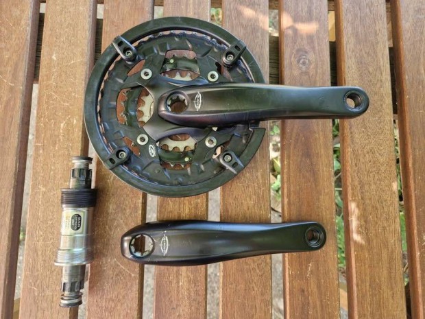Shimano Deore M521 octalink hajtómű és középcsapágy