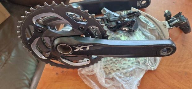 Shimano Deore XT. Hajts vlts 3*10 elad