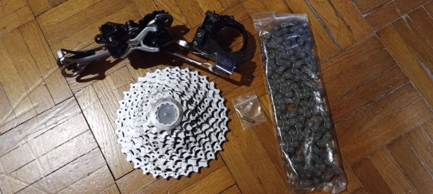 Shimano Deore XT váltás3X9, XT sor3X9, Új Deore lánc3X9