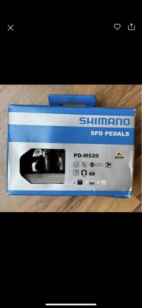 Shimano SPD PD-M520 klikk pedlok j