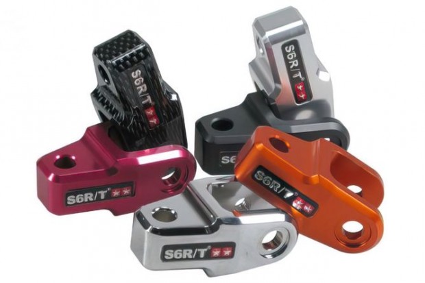 Shock Emelő Stage6 CNC +40mm Minarelli / Peugeot / Kymco piros