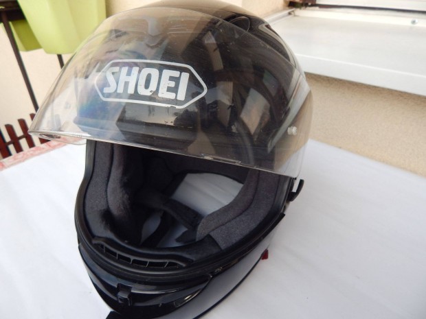 Shoei Raid II Buk�sisak Motoros sisak Fekete sz�n M-es m�ret