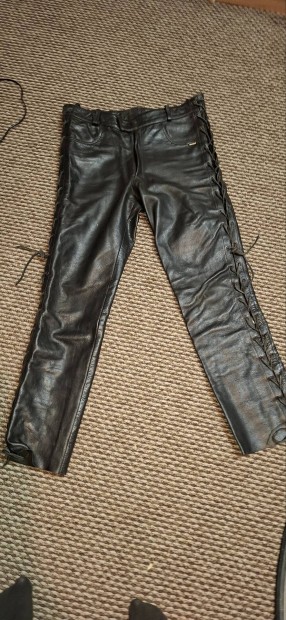 Shox Férfi motoros fűzős bőrnadrág