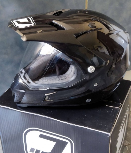 Shox Jet NK-311 Metal Black enduro bukósisak mérethiba miatt eladó