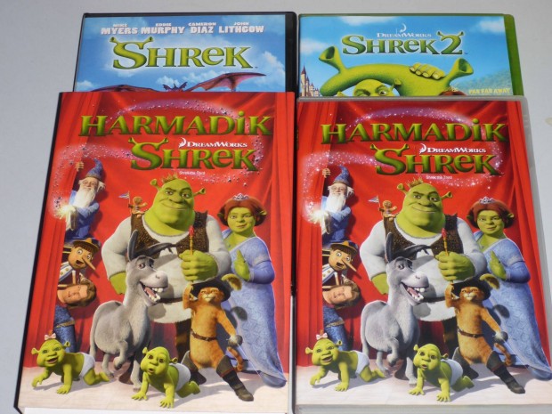 Shrek 1. 2. 3. DVD film