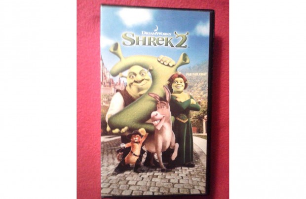 Shrek 2. mesefilm rajzfilm VHS kazetta szinte ingyen