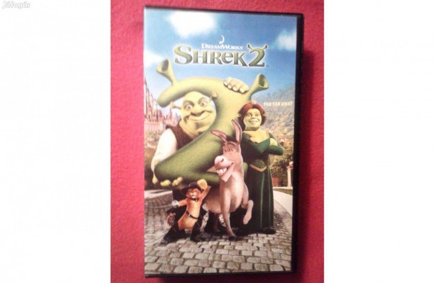 Shrek 2. mesefilm rajzfilm VHS kazetta szinte ingyen 990 Ft