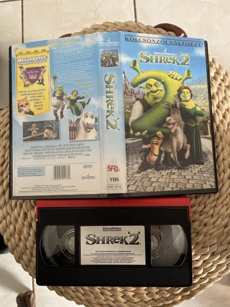 Shrek 2 vhs.  