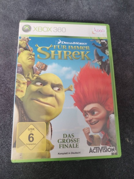 Shrek Xbox 360 jtk 