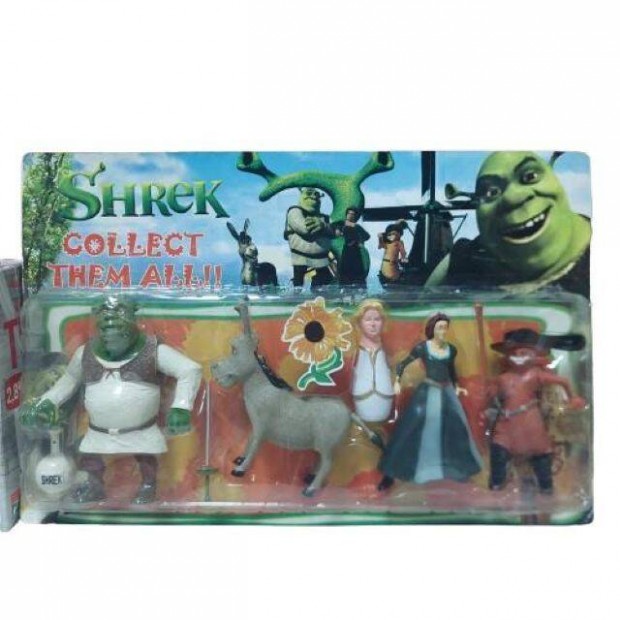 Shrek figurák gyerekeknek, 4db-os szett