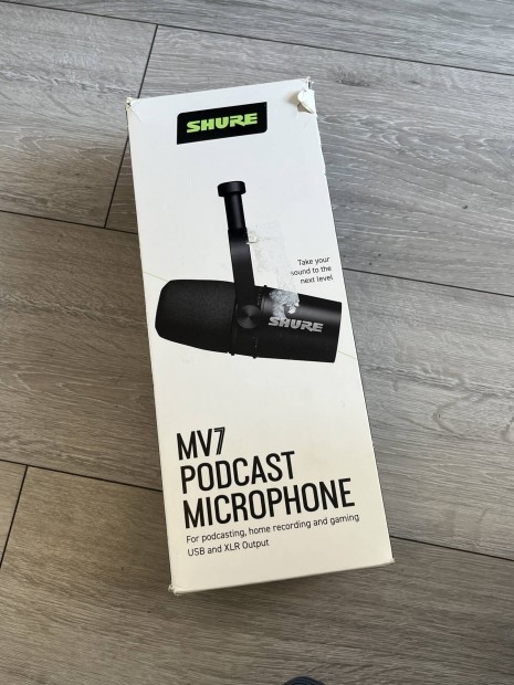 Shure MV7 stdio podcast mikrofon