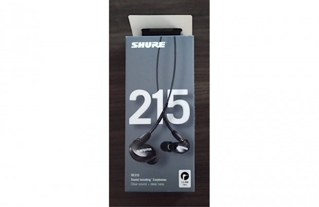 Shure SE215 Black, Fekete In-Ear/Flhallgat