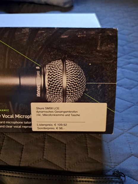 Shure SM58 LCE mikrofon