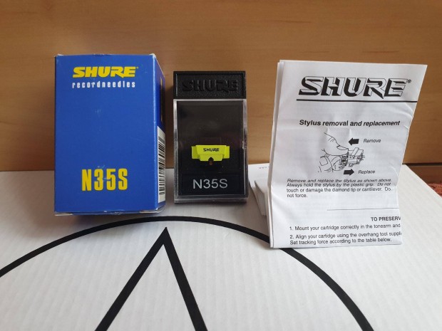 Shure SS35 SC35 N35S M35 gyári eredeti lemezjátszó tű hangszedő Új