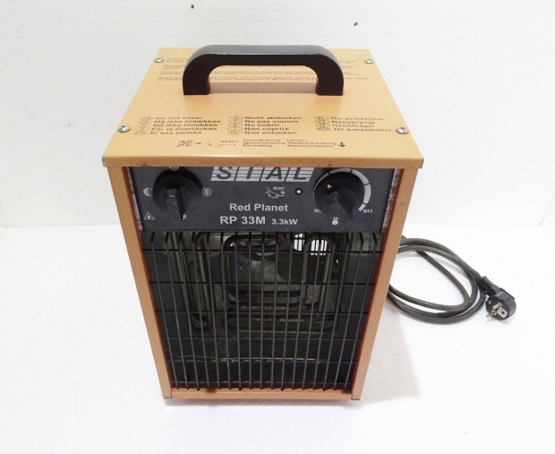 Sial RP 33M elektromos hősugárzó hőlégfúvó fűtés ventilátor 3.3 KW