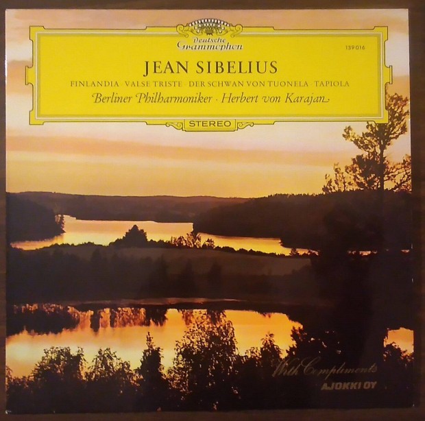 Sibelius - Karajan - Berlin Philharmonic DG LP