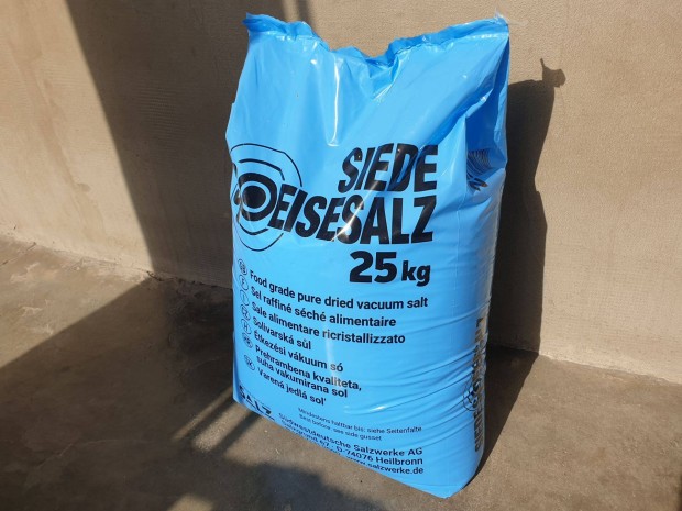 Siede Speisesalz jódmentes vákuumsó 25 kg / medencesó / új