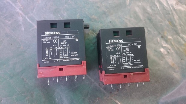 Siemens 24v/400v ipari kapcsol, nykra pthet rel